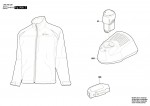 Bosch 1 600 A00 1J6 Heat+Jacket 10,8V Professional Jacket Spare Parts